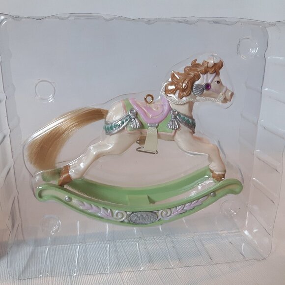 CARLTON Heirloom Collection Rocking Horse Ornament - Picture 2 of 5